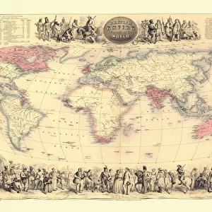 Maps Showing the World Collection: British Empire World Maps PORTFOLIO