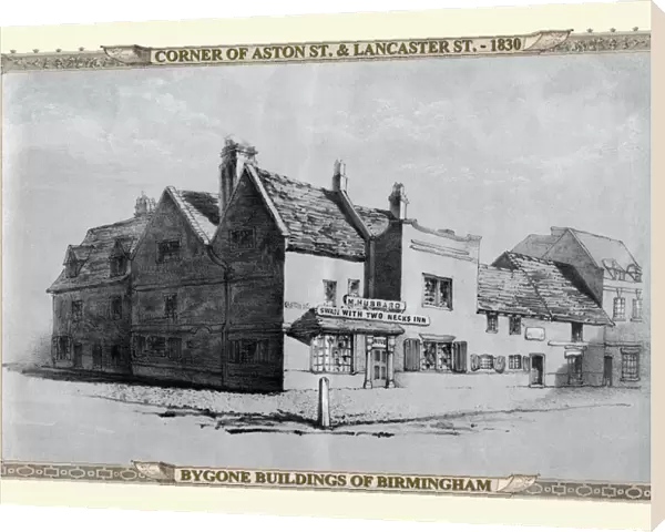 The Swan with Two Necks, corner of Aston Street and Lancaster Street, Birmingham 1830
