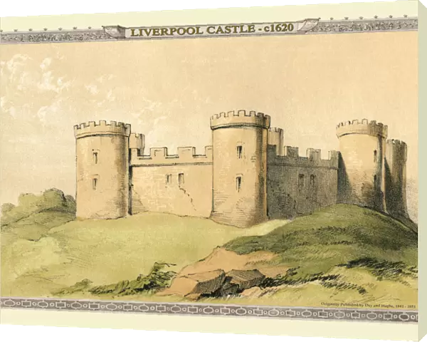 View of Liverpool Castle c1620
