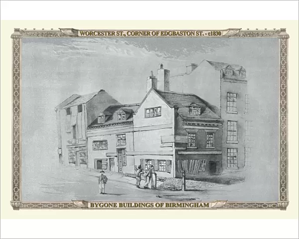 View on Pinfold Street and Corner of Edgbaston Street 1830