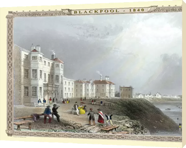 View of Blackpool, Lancashire 1840