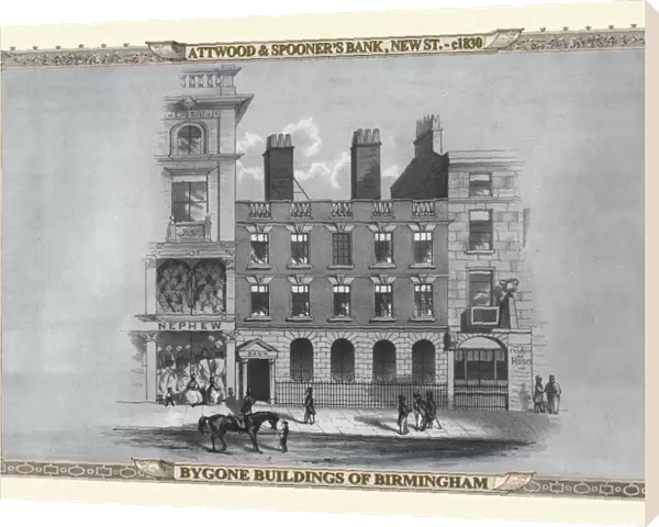 Attwood & Spooners Bank, New Street Birmingham 1830