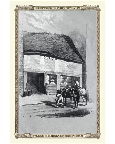 View of Old Shoeing Forge in Digbeth 1869