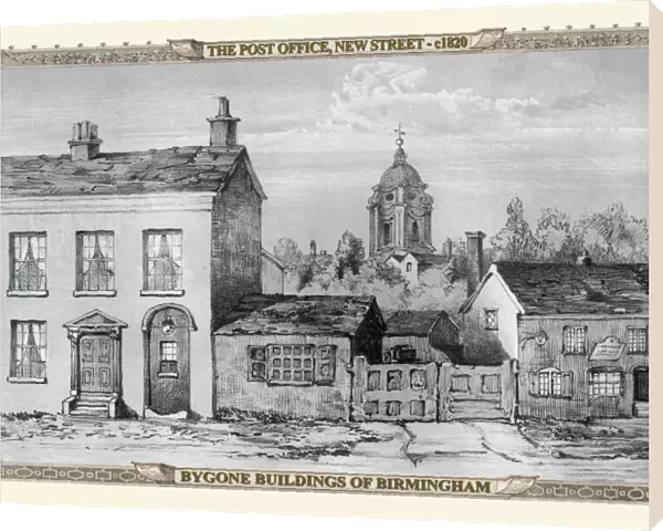 View of The Post Office, New Street Birmingham 1829