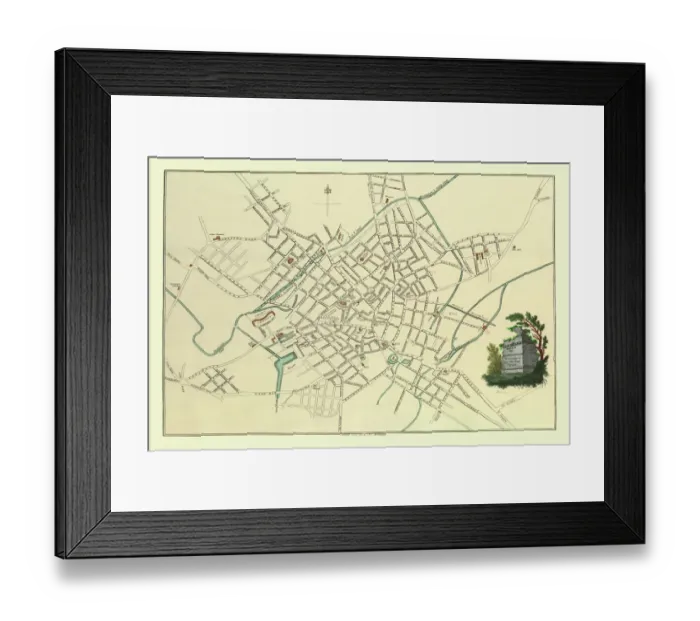 Framed Print : Old Map of Birmingham 1795 by C. Pye Framed Print : Old Map of Birmingham 1795 by C. Pye