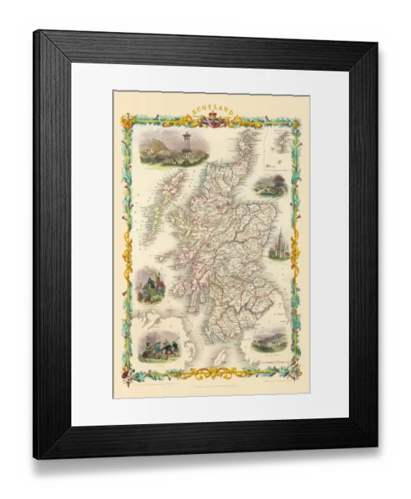 Framed Print : Scotland 1851 Framed Print : Scotland 1851