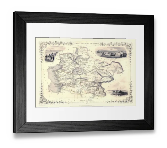 Framed Print : Independent Tartary 1851 Framed Print : Independent Tartary 1851