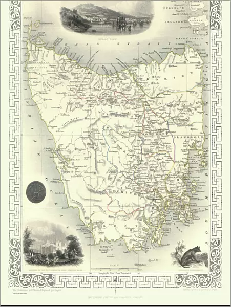 Van Diemens Island, or Tasmania 1851