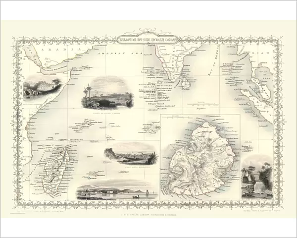 Islands in the Indian Ocean 1851