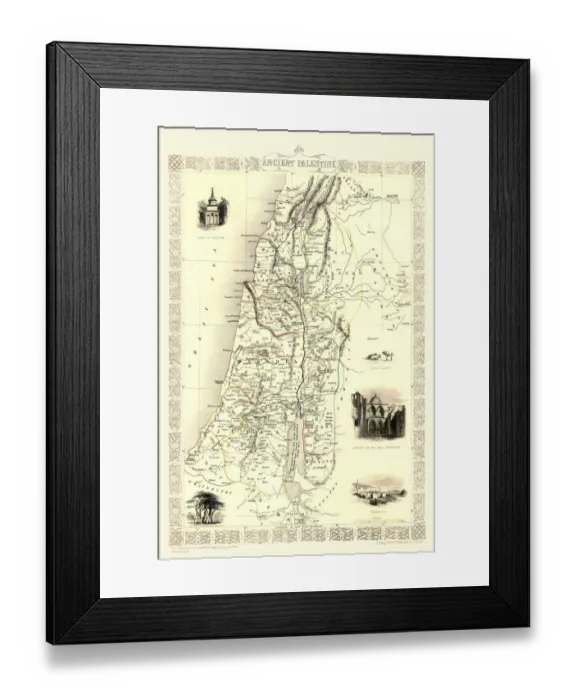Framed Print : Ancient Palestine 1851 Framed Print : Ancient Palestine 1851