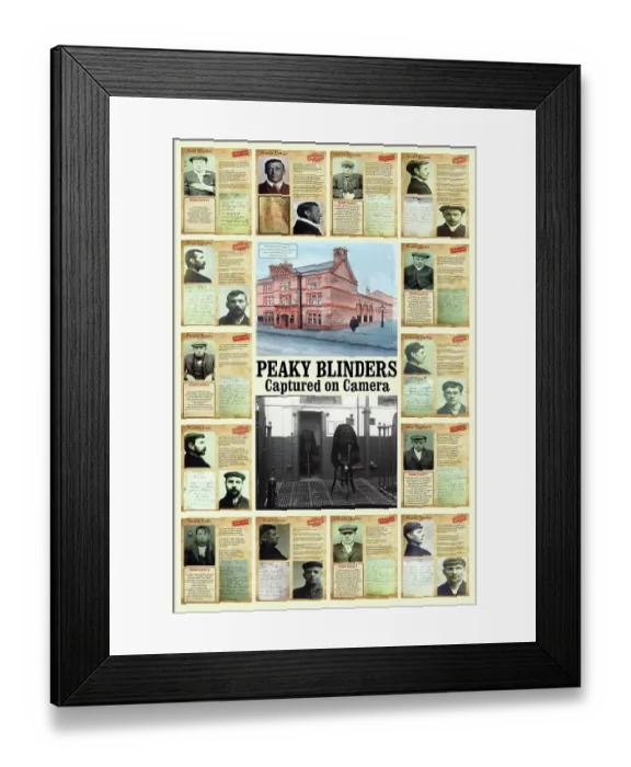 Framed Print : Peaky Blinders Captured on Camera Framed Print : Peaky Blinders Captured on Camera