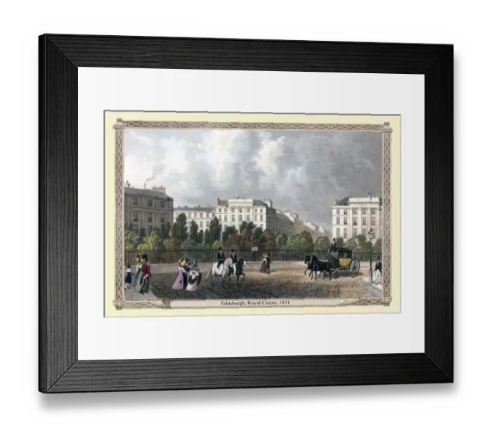 Framed Print : Edinburgh Royal Circus 1831 Framed Print : Edinburgh Royal Circus 1831