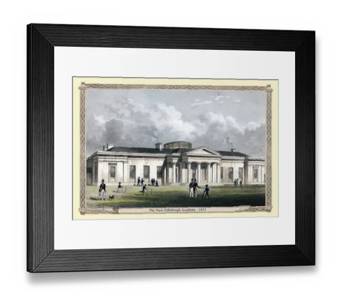 Framed Print : The New Edinburgh Academy, 1831 Framed Print : The New Edinburgh Academy, 1831