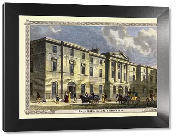 Exchange Buildings, Leath, near Edinburgh Scotland 1831
