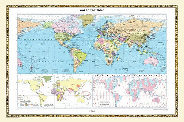 Old Map of the World 1981