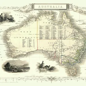 Maps of Africa and Oceana Collection: Old Maps of Australia PORTFOLIO