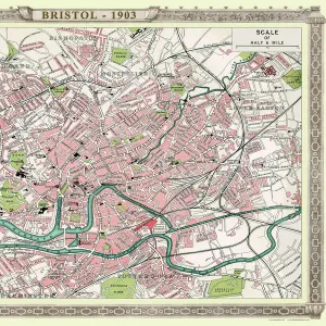 Old Map of Bristol 1903