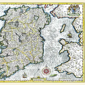 Maps from the British Isles Fine Art Print Collection: Ireland and Provinces PORTFOLIO