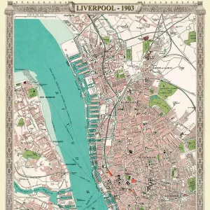 Old Map of Liverpool 1903