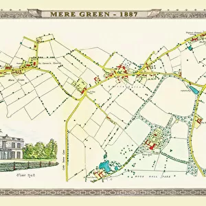 Old Map of Mere Green to Little Sutton in the West Midlands 1884