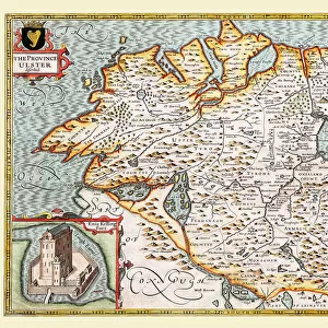 Old Map of The Province of Ulster 1611 by John Speed