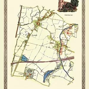 Old Map of Rushall to Daw End near Walsall 1888