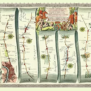 Old Railway and Canal Map Collection: Early Coaching Routes and Canal Maps PORTFOLIO