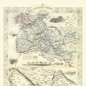 Overland Route to India 1851