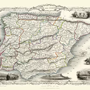Spain & Portugal 1851