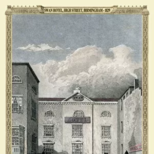 Swann Hotel, High Street Birmingham 1829