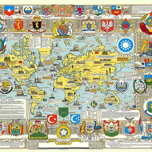 United Nations Map of The World 1948