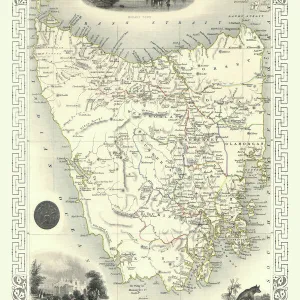 Van Diemens Island, or Tasmania 1851