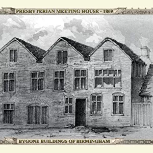 View of the Presbyterian Meeting House, Birmingham 1869