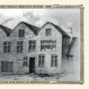 View of the Presbyterian Meeting House, Birmingham 1869