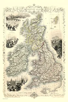 Maps from the British Isles Collection: British Isles Map PORTFOLIO Collection