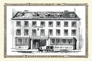 Bygone Buildings Of Birmingham Gallery: The Castle Inn High Street, Birmingham 1830