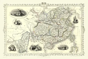 Maps of Asia and Middle East Collection: China & Burma 1851