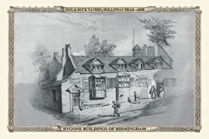 Old Birmingham View Collection: The Dog & Duck Tavern, Holloway Head Birmingham 1830