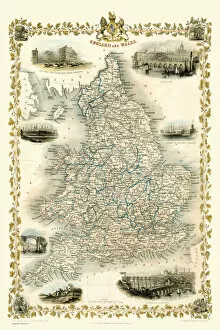 England with Wales PORTFOLIO Collection: England & Wales 1851