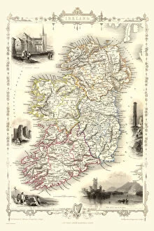 Ireland and Provinces PORTFOLIO Collection: Ireland 1851