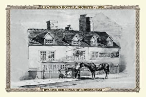 Bygone Buildings Of Birmingham Collection: The Leathern Bottle at Digbeth, Birmingham 1830