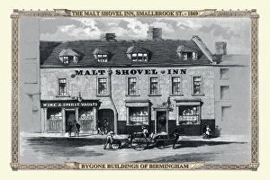 English City Views Collection: The Malt Shovel Inn Smallbrook Street, Birmingham 1869