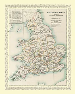 Map of England and Wales showing the Parliamentary Representation prior to the Reform Bill of 1832