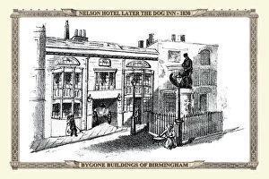 Old English City Views Collection: The Nelson Inn, later the Dog Inn, Birmingham 1830