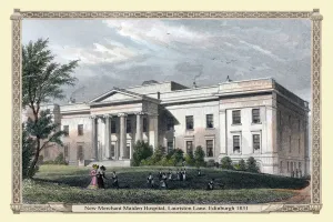 Images Dated 3rd February 2021: New Merchant Maiden Hospital, Lauriston Lane. Edinburgh 1831