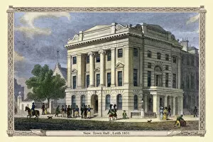Images Dated 3rd February 2021: New Town Hall, Leith near Edinburgh 1831