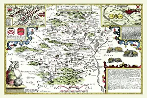Maps from the British Isles Collection: England and Counties PORTFOLIO Collection