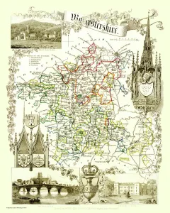 Maps from the British Isles Collection: England and Counties PORTFOLIO Collection