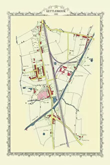 Images Dated 27th October 2020: Old Map of Kettlebrook near Tamworth 1882