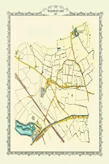 Old Map of Walmley Ash near Sutton Coldfield 1884